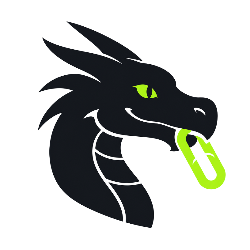 Linkzilla dragon logo